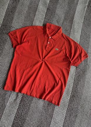 Lacoste polo red colour футболка поло оригинал бы у2 фото