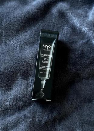 Nyx professional makeup eyebrow gel гель для бровей6 фото