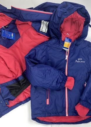 Лыжная зимняя термо куртка девочка 98-1045 фото