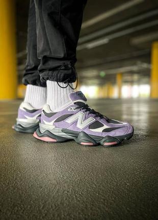 Мужские кроссовки new balance 9060 violet noir