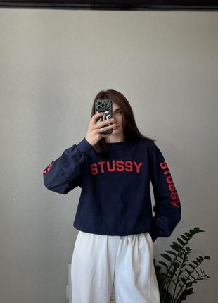 Stussy світшот стусі жіночий кофта жіноча куртка оверсайз3 фото