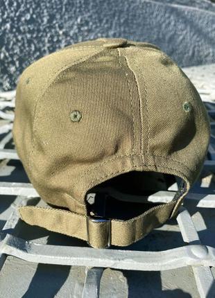 Тактическая кепка олива всу, бейсболка оливковая с трезубцем, летняя армейская кепка регулируемая3 фото