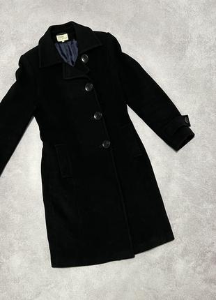 Пальто черное классическое1 фото