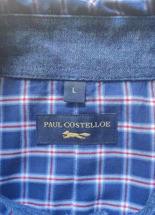 Paul costelloe сорочка в клетку рубашка hugo boss5 фото