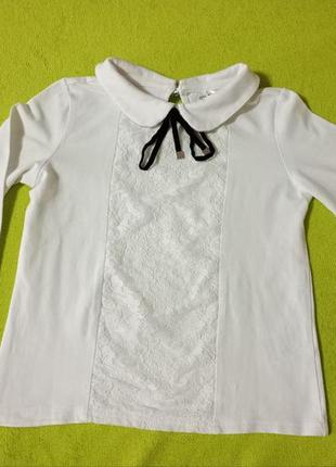 Блузка кофточка нарядная оstin для школы.