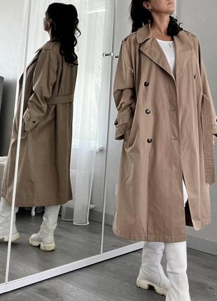 Классический тренч бежевый ines de la fressange trench coat1 фото