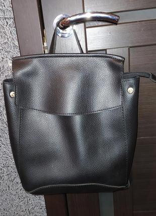 Рюкзак сумка кожанный