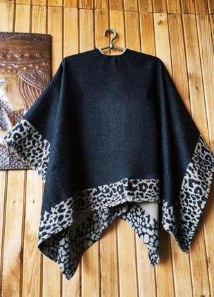 Пончо накидка пиджак плащ кофта
