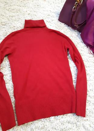 Актуальный гольф/водолазка/свитер в бордовом цвете, h&m, p. m-l9 фото