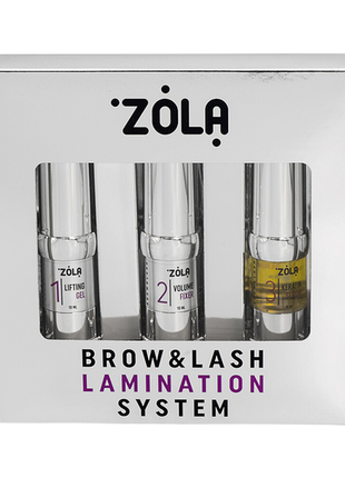 Zola набір для ламінування brow&lash lamination system