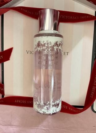 Victoria's secret velvet petals frosted fragrance mist оригинал4 фото