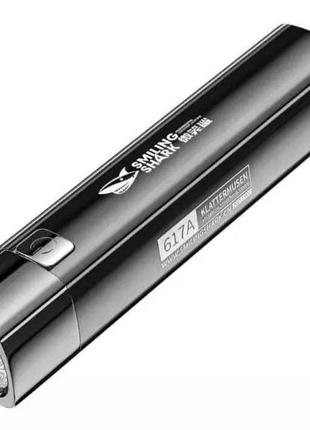 Ліхтар акумуляторний із функцією заряджання телефона xiaomi smiling shark, чорний