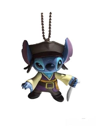 Стич брелок лило и стич брелок стич пират stitch подвеска на рюкзак, брелок на ключи