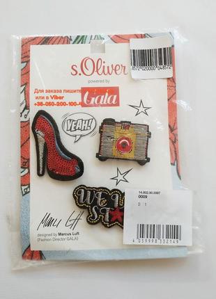 Значки, брошь s.oliver набор значков, комплект брошей, значек 5