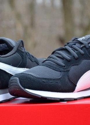 Оригинал puma! модные мужские кроссовки черные замшевые пума