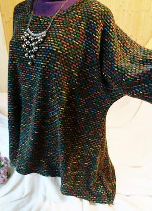 Асиметрична вільна туніка для пампушок ,60-64разм.,італія.