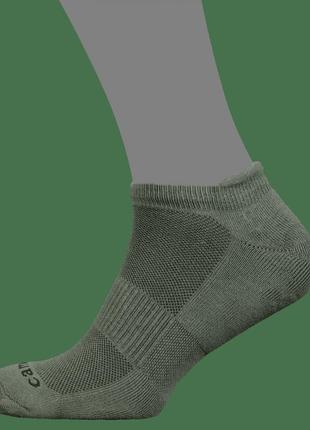 Короткі трекінгові шкарпетки camotec trk low хакі (7081), розмір 43-462 фото