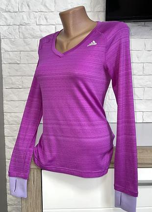 Яскрава оригінальна кофта, лонгслів для занять спортом adidas