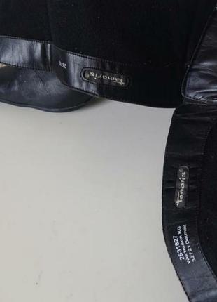Кожаные винтажные качественные сапоги tamaris6 фото