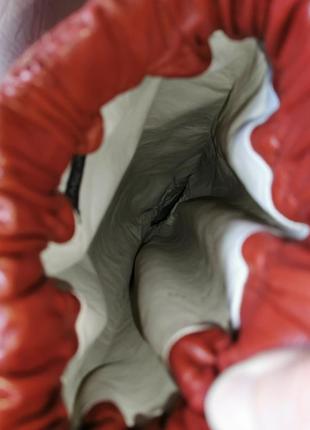 Італійські дизайнерські вінтажні ботфорти чоботи високі шкіряні натуральна шкіра ботфорди mignani демісезонні італія6 фото