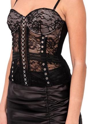 Корсет кружевной с бюстиком