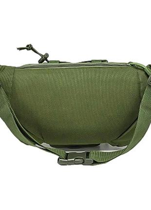 Тактическая бананка военная сумка органайзер (32 х 15 х 13 см) олива3 фото