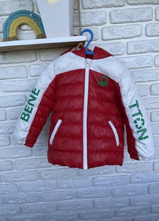Куртка на хлопчика benetton 104 см 3-4 роки
