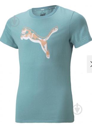 Бирюзовая футболка puma💕