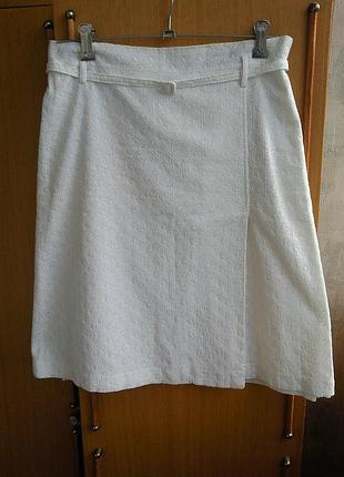 Юбка с асимметричной складкой