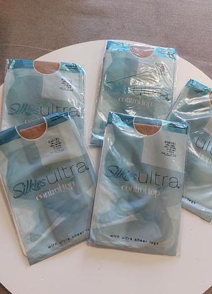 Нескользящие формирующие колготки sillies ultra