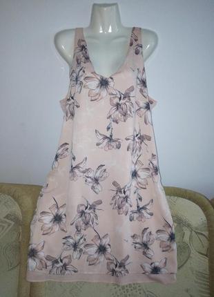 Ніжна пудрова сукня, від george, р. 18/3xl/46