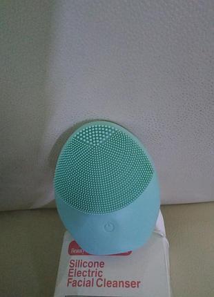 Електрична силіконова щітка, масажер для обличчя