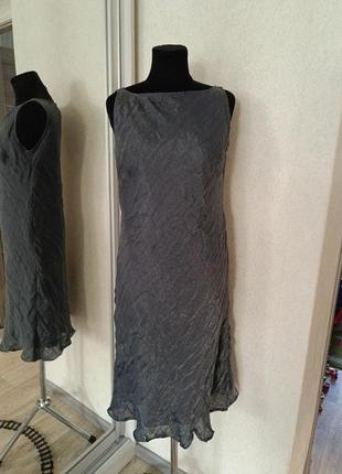 En soie сукню шовкову плаття в стилі hermes rundholz oska marant з шовку1 фото