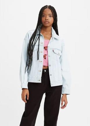 Женский джинсовый жакет levi's® premium 90s trucker jacket1 фото