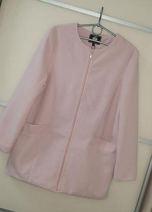 Пальто пудровое 12-14 uk