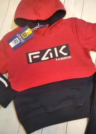 Якісний теплий костюм на зріст 98 угорщина grace коттон 100%6 фото