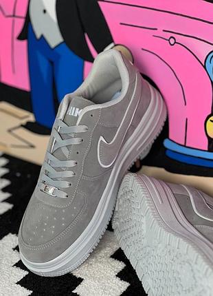 Nike air force 1 grey кроссовки