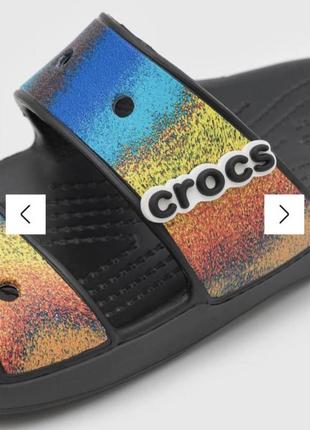 Crocs tie-dye sandal шльопанці жіночі крокс оригінал w7 37-3810 фото