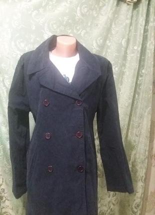 Новый укороченный джинсовый плащ/куртка