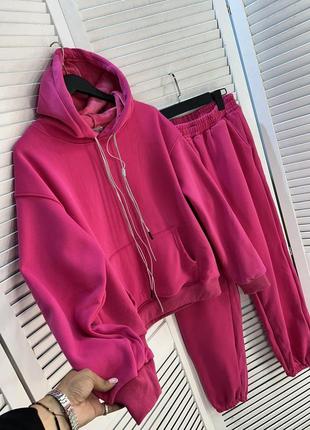 Качественный теплый спорт костюм на махре / байке ☁️