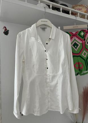 Нарядная белая блузка h&m