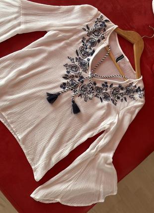 Вышиванка блузка из вискозы4 фото