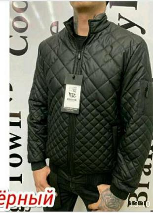 Куртка мужская bihor демисезонная 46-56 арт.1665, чорний, m, 461 фото