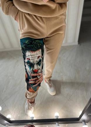 ❤️‍🔥мега крутий велюровий спортивний костюм premium якості з принтом 3d, спортивний одяг,кольори в асортименті