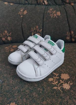 Детские кожаные красочные adidas (stan smith)