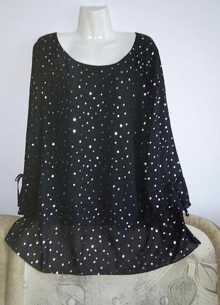 Нарядная блуза в звездочки, m&amp;co, р. 22/5xl