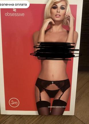 Пояс под чулки эротическое белье