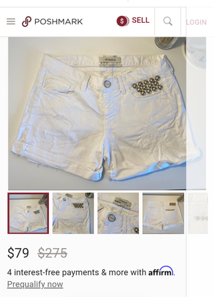 Шорти pinko італія