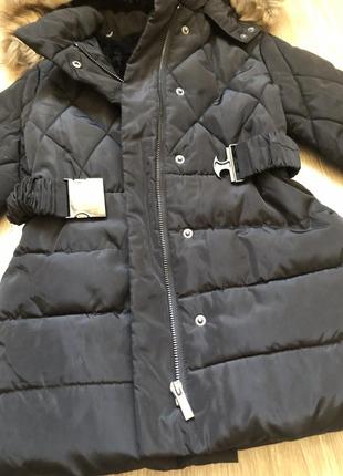 Куртка курточка 4-5 лет by very зима зимняя на меху2 фото