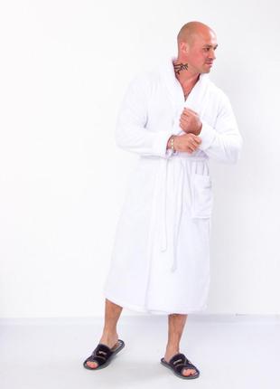 Халат чоловічий (банний) білий, носи своє, 488 грн